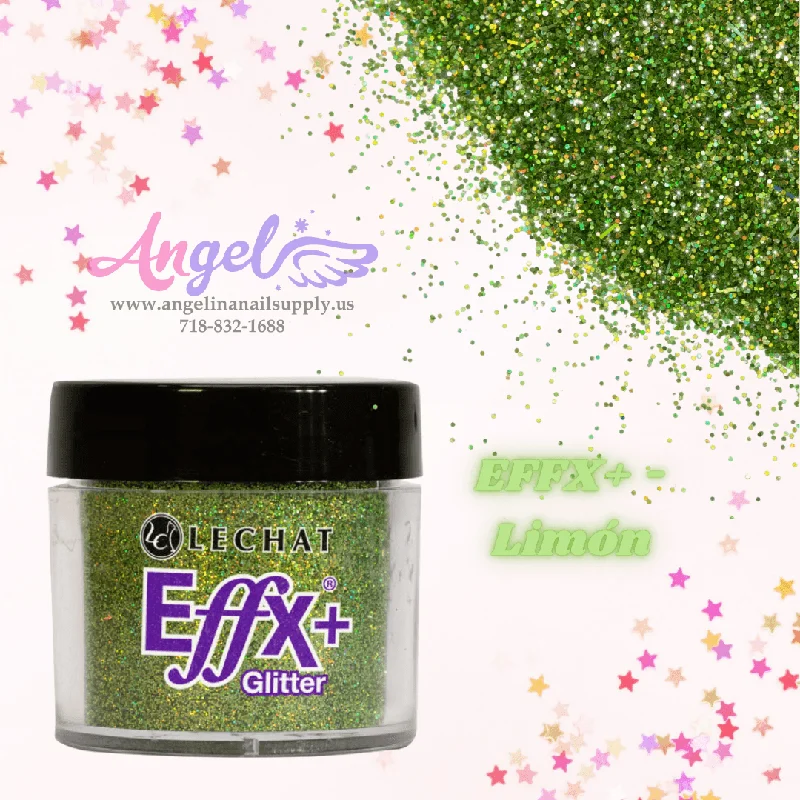 nail polish dazzling spire-Lechat Glitter EFFX+-04 Limón