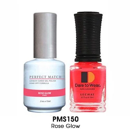 nail polish fierce reflection-Perfect Match Gel Duo PMS 150 ROSE GLOW