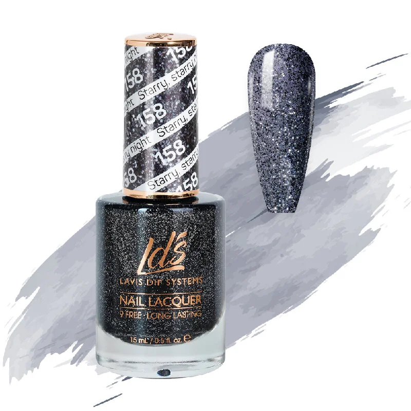 nail polish charred lather-LDS Nail Lacquer - 158 Starry, Starry Night