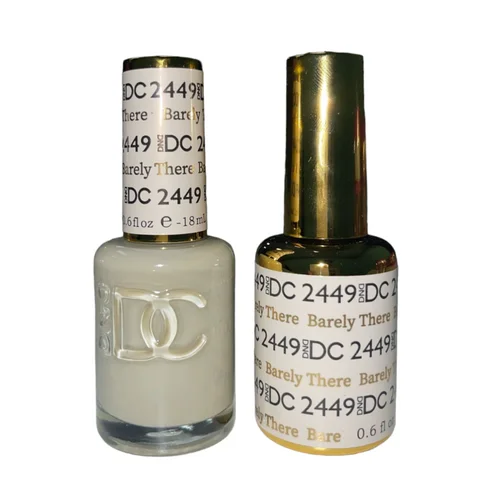 nail repair with midday nail serum-#2449 DND DC DUO SHEER COLLECTION -  BARELY THERE