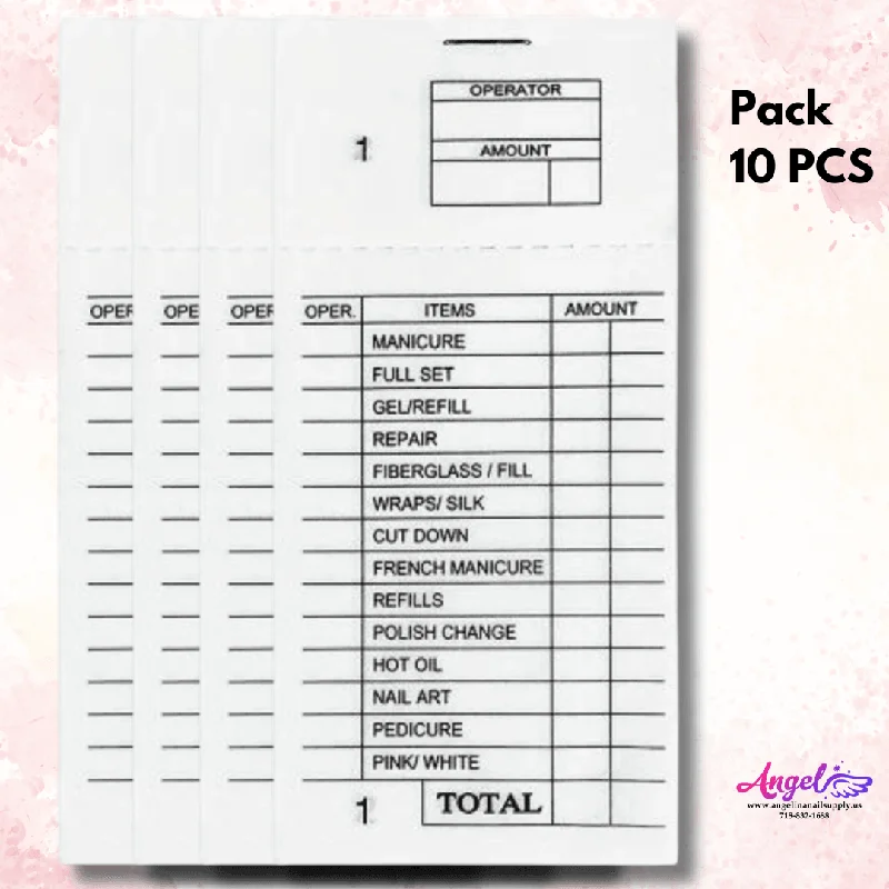 nail polish stylish hearth-Ticket Book (TB01) Pack/10PCS