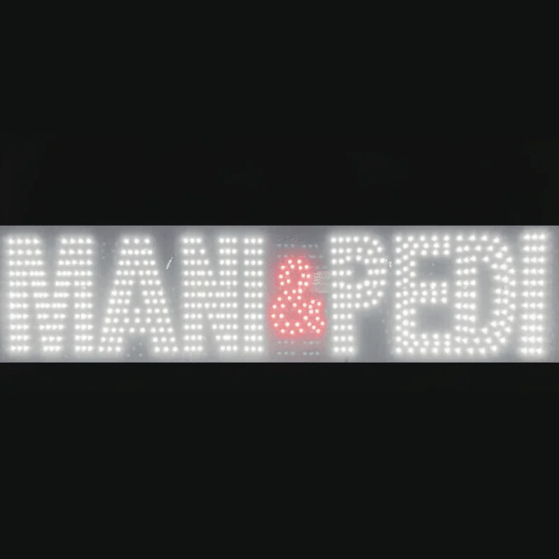 nail polish polished denim-LED Neon Sign - Mani & Pedi Sign