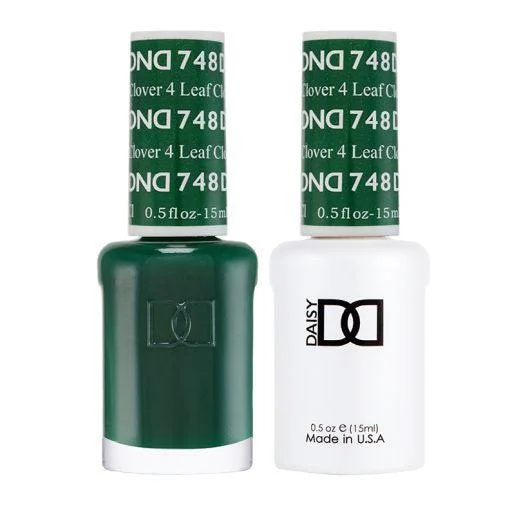 nail polish vibrant sponge-Dnd Gel 748 4 Leaf Clover