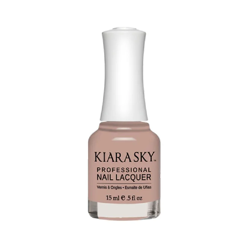 nail polish glistening timber-Kiara Sky Nail Lacquer - 608 Taup Less