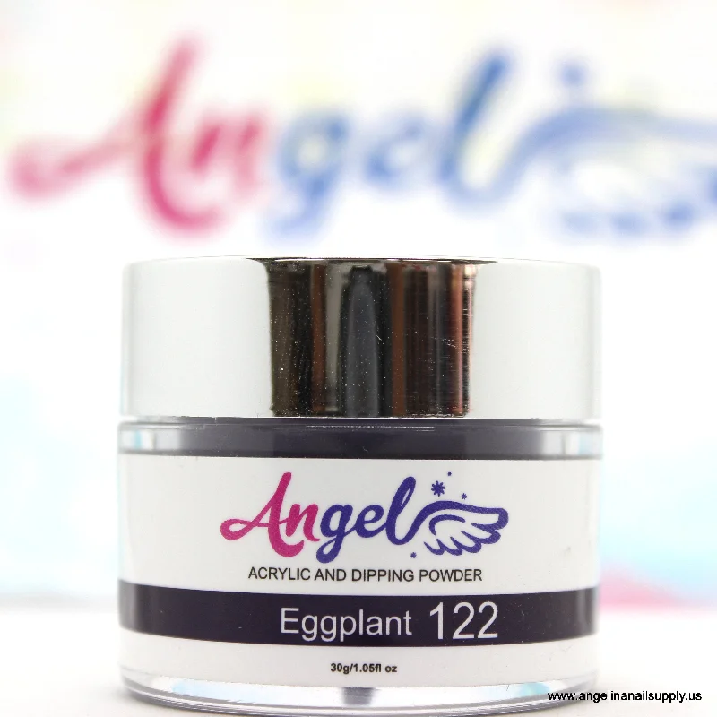 nail polish charred rinse-Angel Dip Powder D122 EGGPLANT