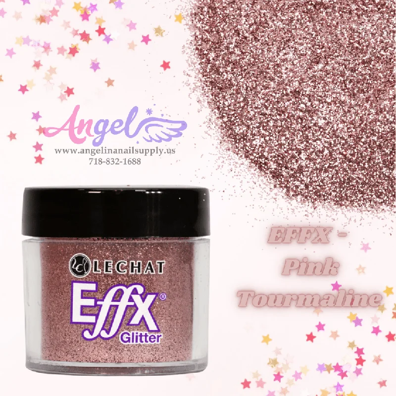 nail polish refined hail-Lechat Glitter EFFX-14 Pink Tourmaline