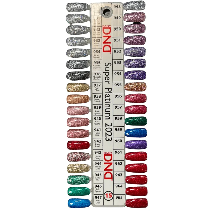 nail polish glossy drizzle-DND15 Super Platinum Collection Color Swatch Only