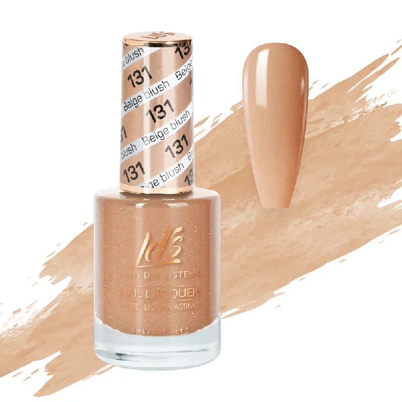 nail polish polished sleet-LDS Nail Lacquer - 131 Beige Blush