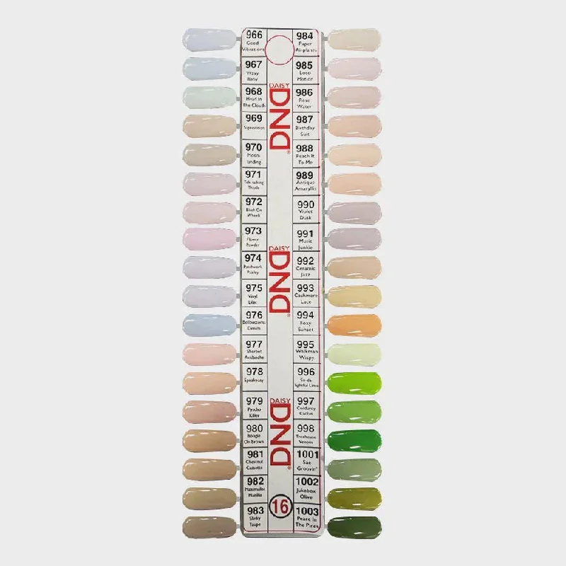 nail polish refined hail-DND16 Pastel Collection Color Swatch Only