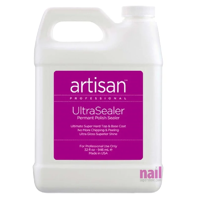 nail polish fiery wash-Artisan UltraSealer Super Hard Top Coat | No Chip & Mirror Like Shine - 32 oz