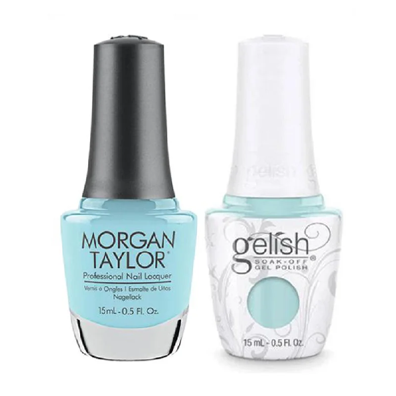 nail polish polished tapestry-Gelish GE 263 - Not So Prince Charming - Gelish & Morgan Taylor Combo 0.5 oz