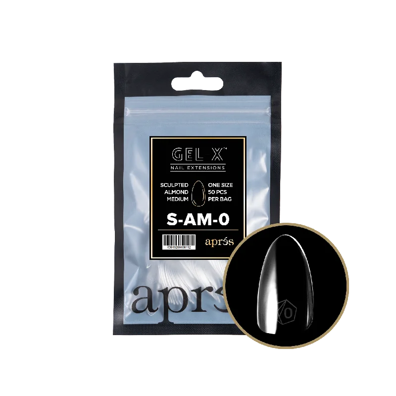 nail repair for nail thickness maintenance-APRES TIP BAG - 0 - SCULPTED ALMOND MEDIUM