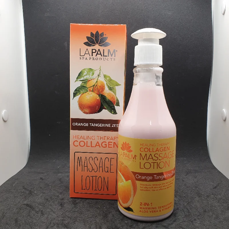 nail repair with event-specific gel-LAPALM MASSAGE LOTION 8 OZ HOLIDAY COL - ORANGE TANG ZEST