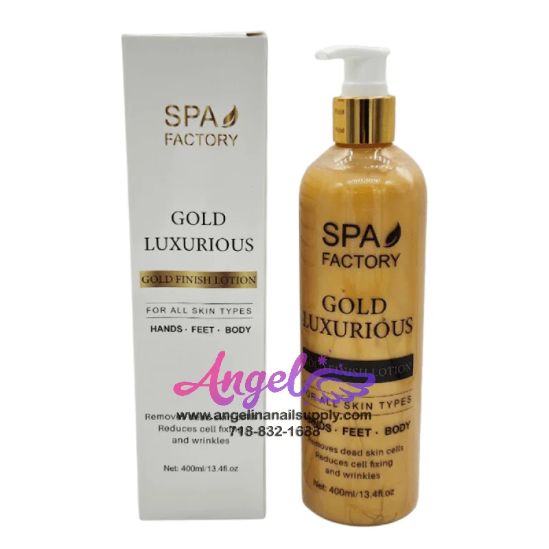 nail polish elegant robe-Spa Factory Gold Luxurious Finish Lotion