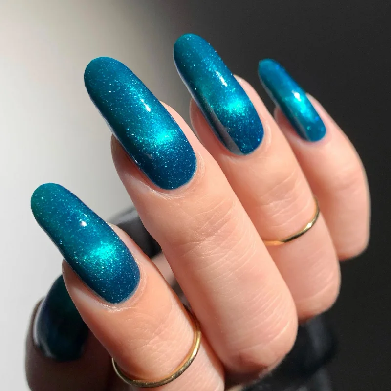 nail polish smoky wave-Mooncat - Poseidon's Prize (Magnetic)