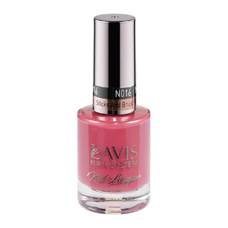 nail polish dusty bubble-LAVIS Nail Lacquer - 016 Sticks And Bricks