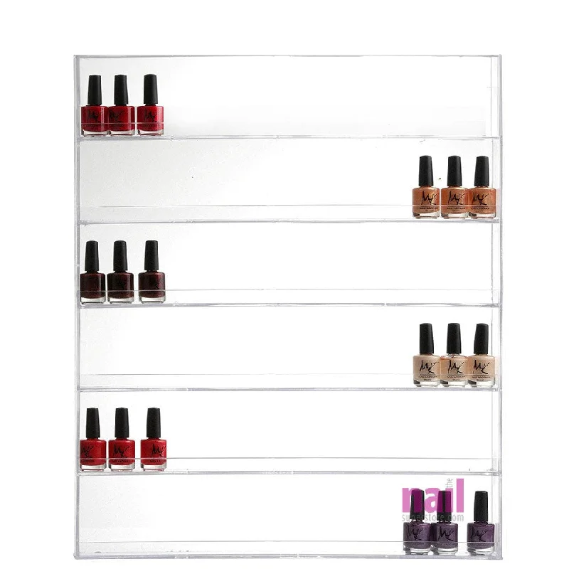 nail polish shimmering frame-Nail Polish Rack | Wall Mount Design - Hold Up to 96 Bottles - Each