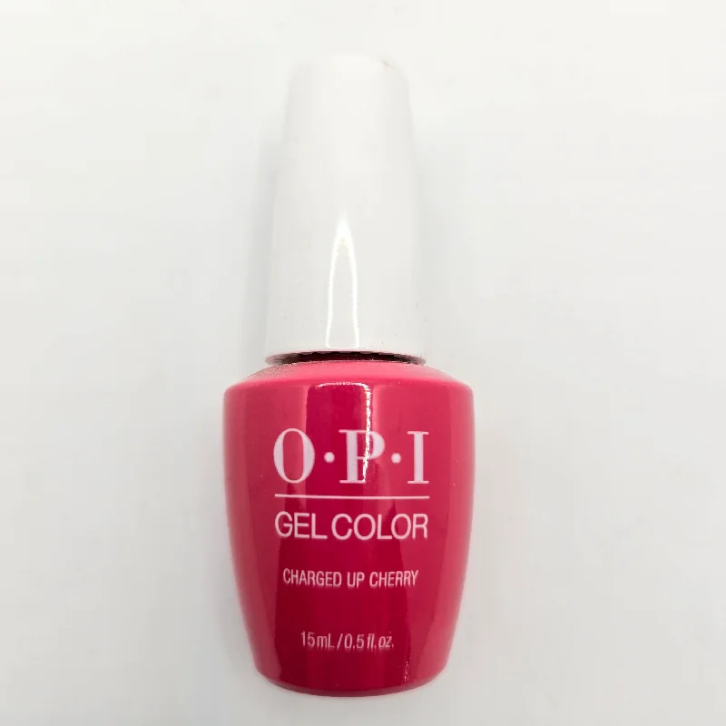 nail repair for nail thickness enhancements-OPI Gel Color GC B35 - CHARGED UP CHERRY