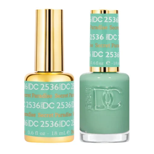 nail repair with afternoon nail gel-DND DC DUO FREE SPIRIT - #2536 Secret Paradise