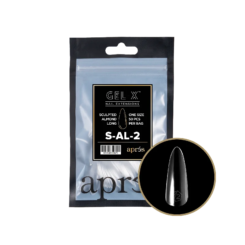 nail repair for nail strength recovery-APRES TIP BAG - 2 - SCULPTED ALMOND LONG