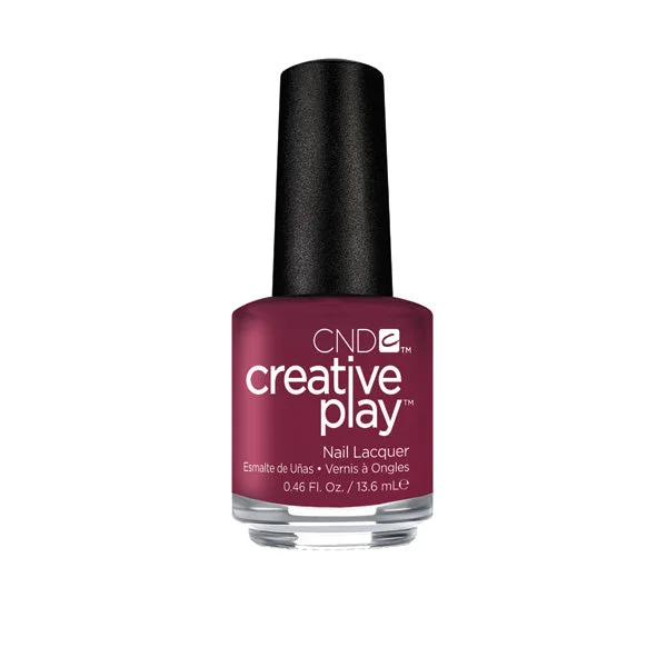 nail repair with economical nail oil-CND CREATIVE PLAY - Berry Busy 460