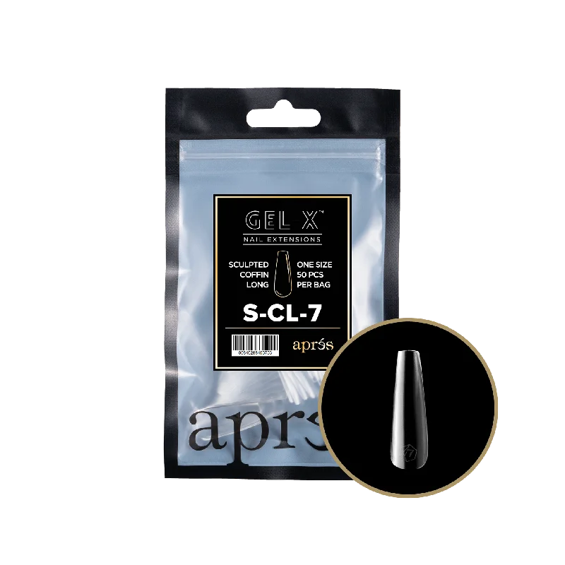 nail repair with city-trip serum-APRES TIPS BAG - 7 - SCULPTED COFFIN LONG