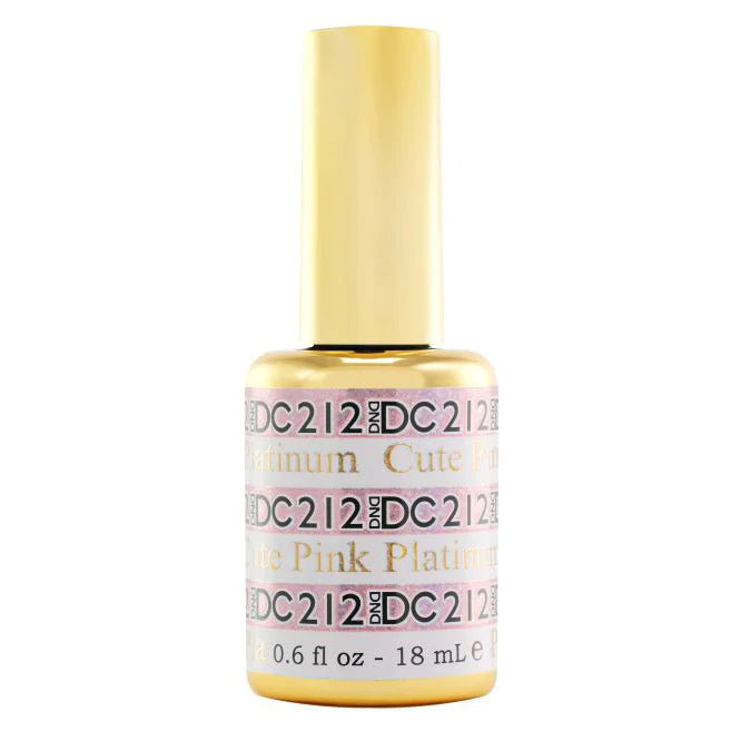 nail repair with Bourjois nail polish-DND DC - Platinum Collection - 212 - Cute Pink Platinum