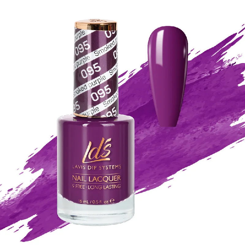 nail polish rich inlet-LDS Nail Lacquer - 095 Smoked Purple