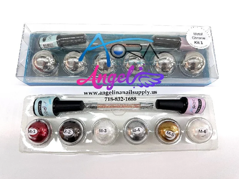 nail polish cool quilt-Aora Chrome Metal Chrome Kit