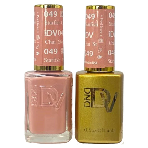 nail polish cool moonlight-DIVA Duo DV049 Starfish Chai