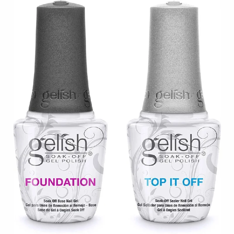 nail polish bold emblem-HARMONY GELISH - Dynamic Duo (Top It Off + Foundation Base)