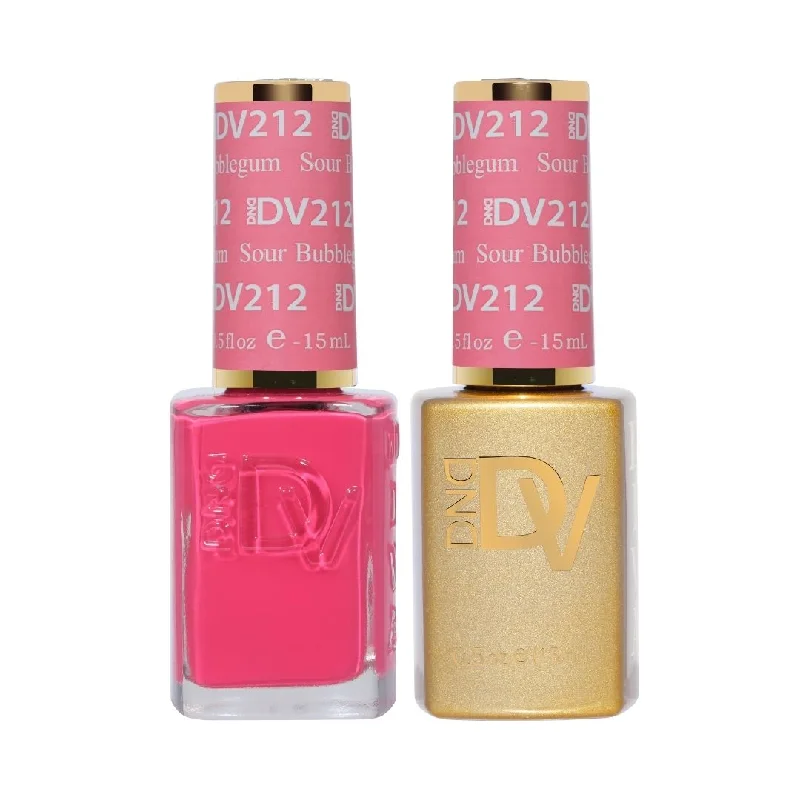 nail repair with event-specific gel-DND DIVA 212 Sour Bubblegum