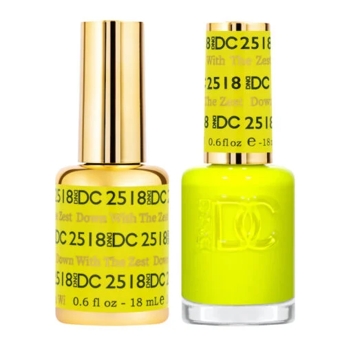 nail repair for nail shine boost secrets-DND DC DUO FREE SPIRIT -  #2518 Down With The Zest