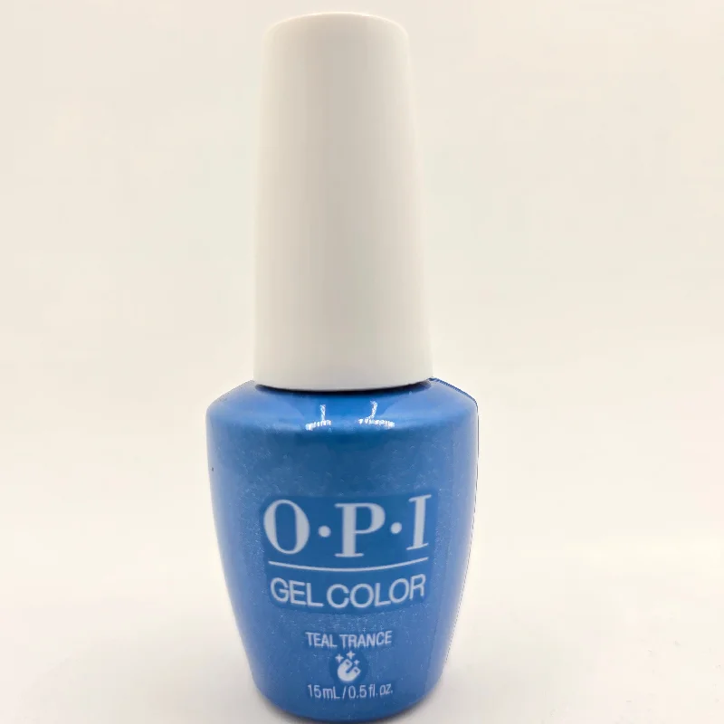 nail repair for nail smoothness transformations-OPI GEL COLOR E08 TEAL TRANCE