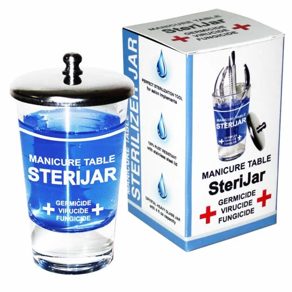 nail repair with emergency nail treatment-ST405-S BERKELEY STERILIZER JAR 4 OZ - SMALL