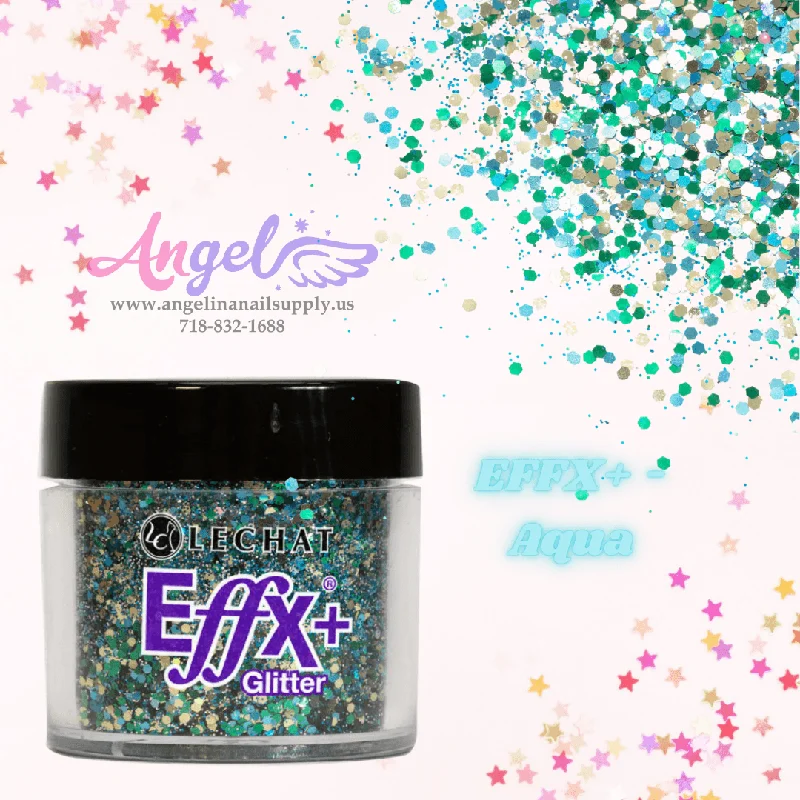 nail polish stylish adventure-Lechat Glitter EFFX+-25 Aqua