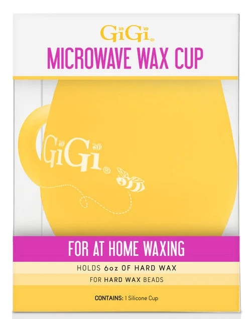 nail repair with ceramic nail tool-91643 GIGI MICROWAVE WAX CUP SILICONE - FOR HARD WAX BEADS