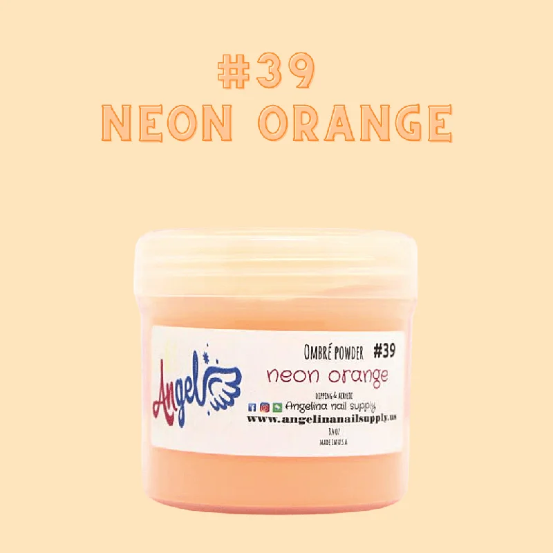 nail polish smooth eddy-Angel Ombre Powder 39 Neon Orange