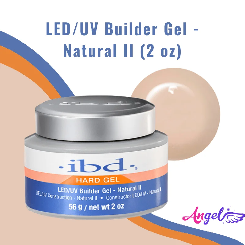 nail polish dusty lather-IBD LED/UV Builder Gel - Natural II (2oz)