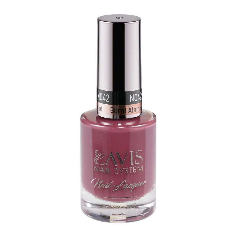 nail polish refined ridge-LAVIS Nail Lacquer - 042 Burnt Almond