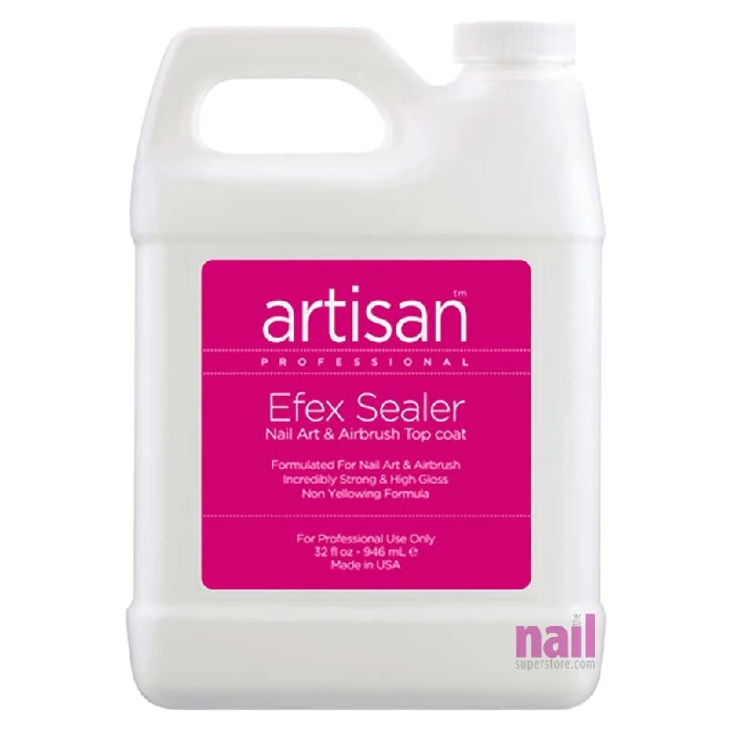 nail polish smooth snow-Artisan Efex Sealer Nail Art & Airbrush Top Coat | Seals & Protects - 32 oz