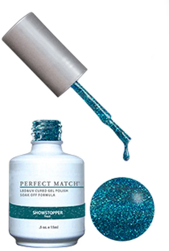 nail polish shining stream-Perfect Match Gel Duo PMS 157 SHOWSTOPPER