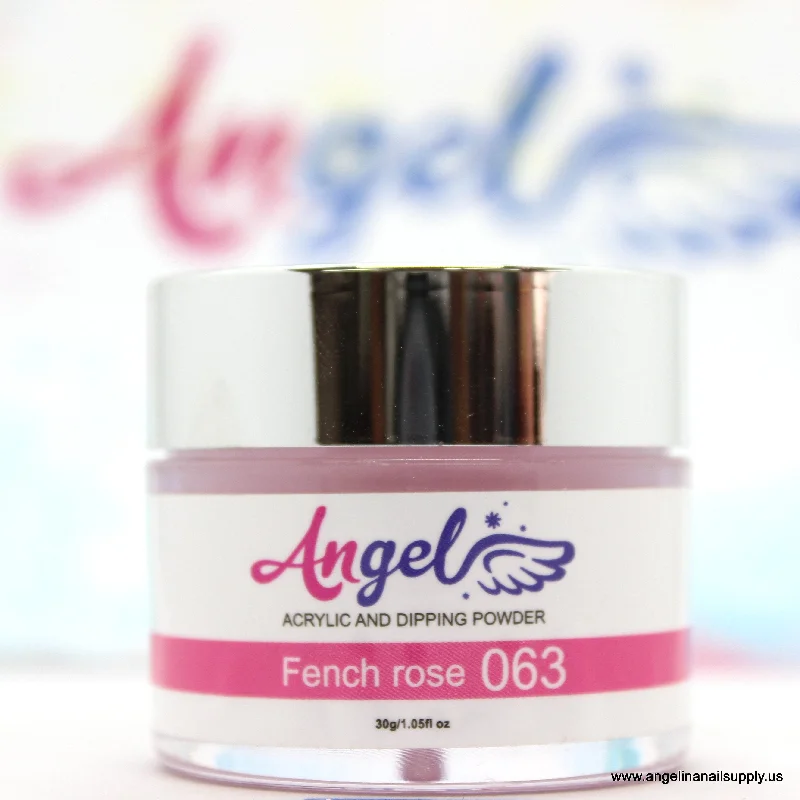 nail polish sleek joist-Angel Dip Powder D063 FENCH ROSE