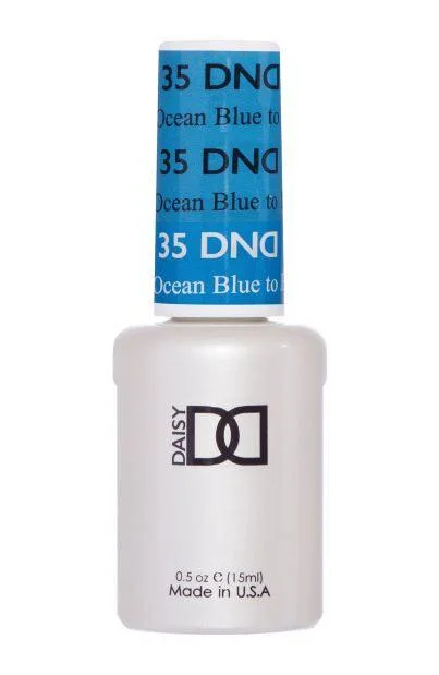 nail polish deep dusk-DND Mood Change #35 – Ocean Blue To Blue