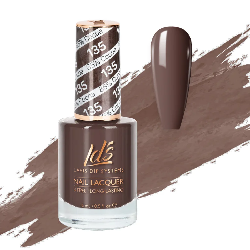 nail polish elegant bolt-LDS Nail Lacquer - 135 85% Cocoa