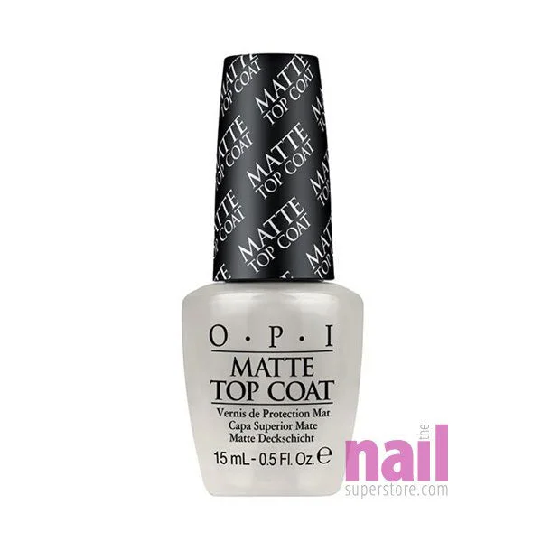 nail polish vibrant broom-OPI Matte Top Coat | Prevents Smudges With a Smooth Finish - NTT35