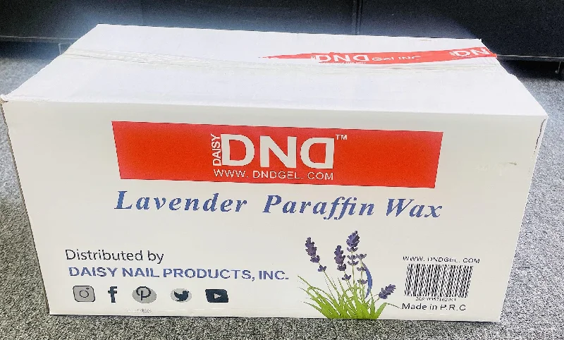 nail polish beaming castle-DND Paraffin Wax Lavender (box/36lbs)