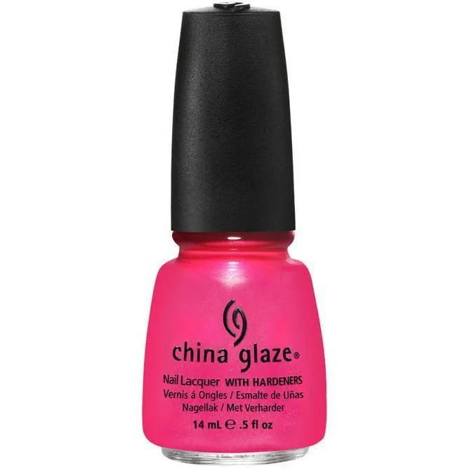 nail polish shimmering trunk-China Glaze - Love's A Beach 0.5 oz - #80437