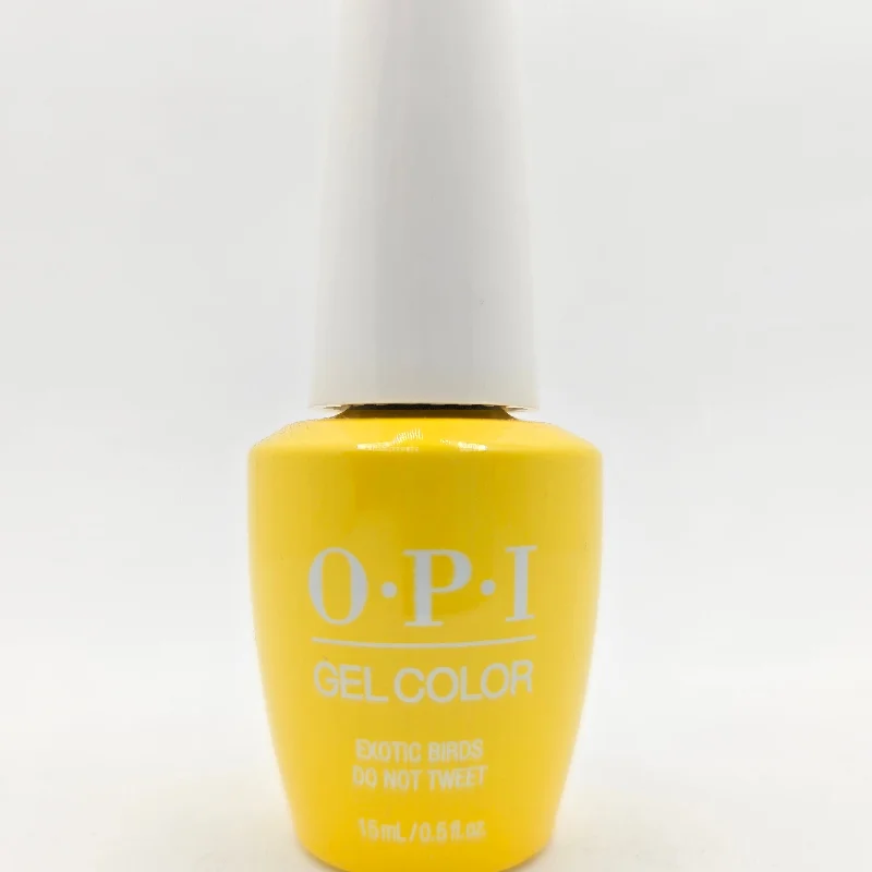 nail repair with periodic nail treatment-OPI GC F91 - EXOTIC BIRD DO NOT TWEET