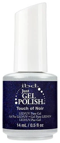 nail polish deep rainbow-IBD Gel 684 Touch of Noir